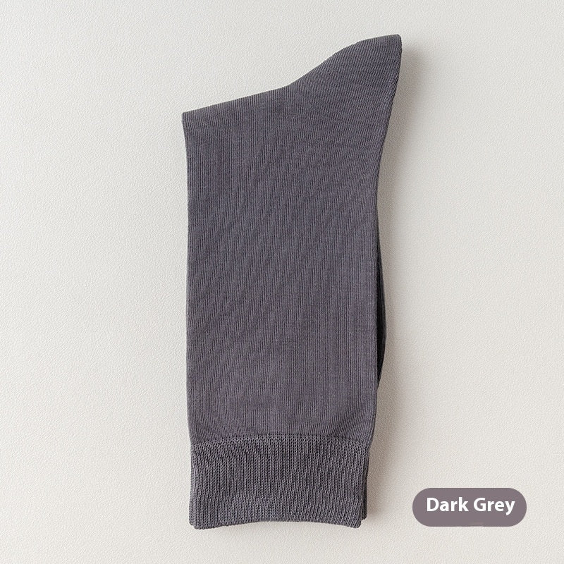 Pure Cotton Socks - Men's Business Formal Wear - Warmth And Elegance