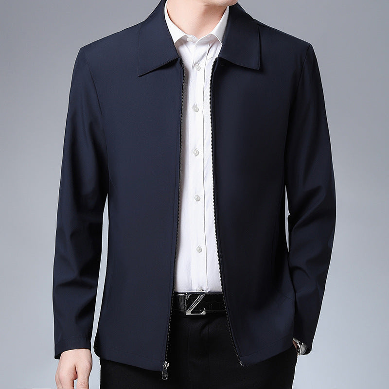 Men's Casual Lapel Jacket - Work Business Casual Wear mens coat Distinguished Fine Apparel