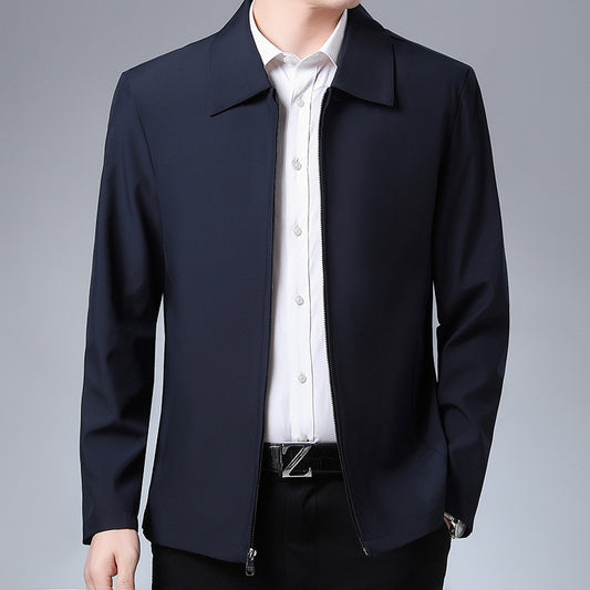 Men's Casual Lapel Jacket - Work Business Casual Wear mens coat Distinguished Fine Apparel
