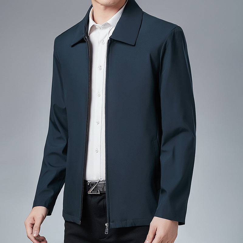 Men's Casual Lapel Jacket - Work Business Casual Wear mens coat Distinguished Fine Apparel