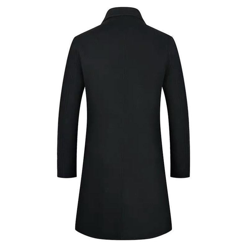 Mens Mid Length Business Coat Slim Look mens coat Distinguished Fine Apparel