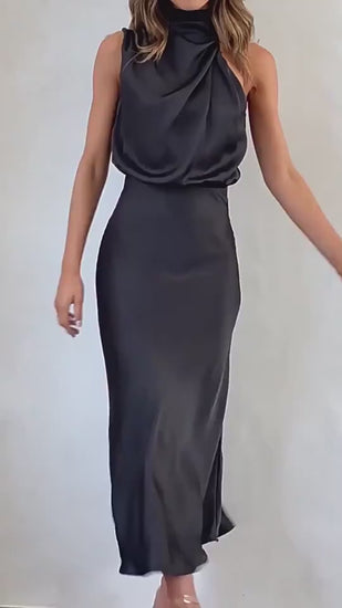 Women's Sleeveless Summer Dress - Elegant Evening Party Wear lady's dresses Distinguished Fine Apparel