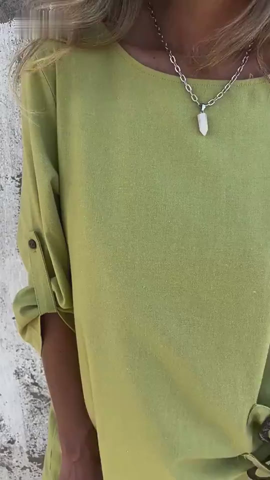 Women's Loose Irregular Long Eclectic Design Set ladys shirt Distinguished Fine Apparel