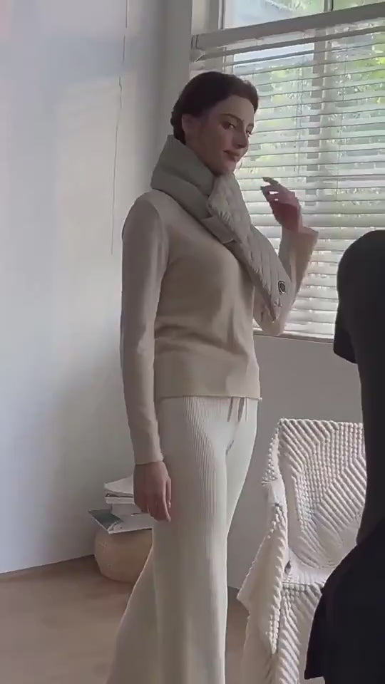 Lady's Heated Scarf Stay Warm This Winter, Shawl Neck Warmer USB Rechargeable ladys skafs Distinguished Fine Apparel