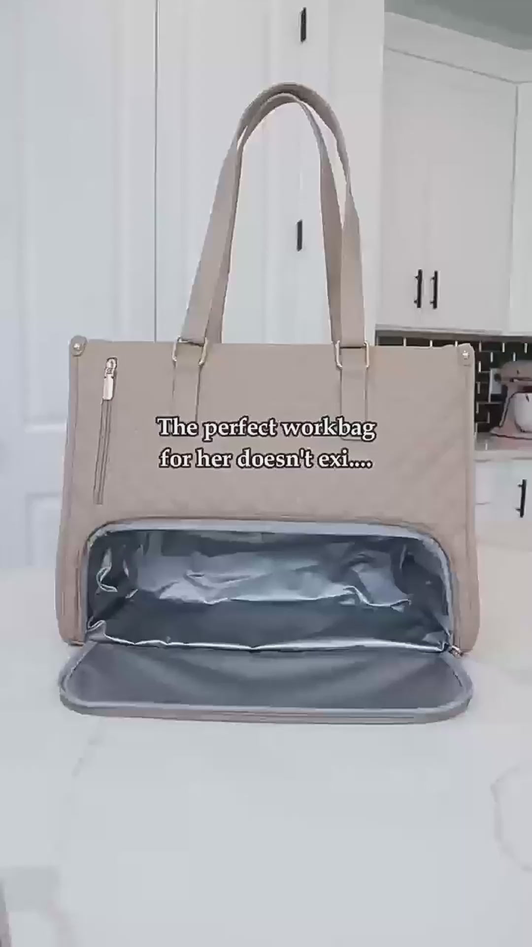 Women's Insulated Leak-proof Large Day Bag - Formal Looking Practical in Hot Country's Lady's Bags Distinguished Fine Apparel